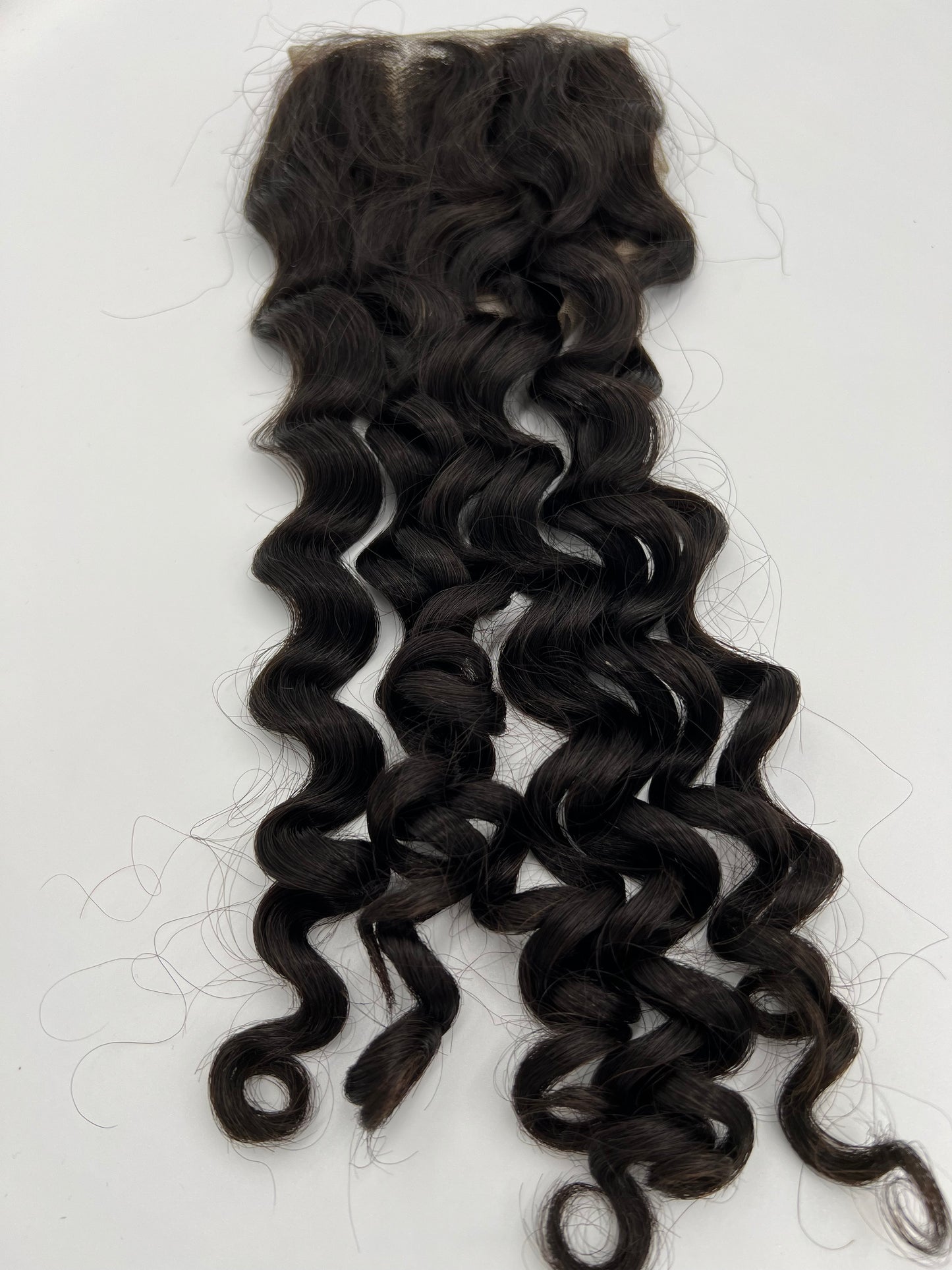 Natural Black Wet & Wavy Lace Closure